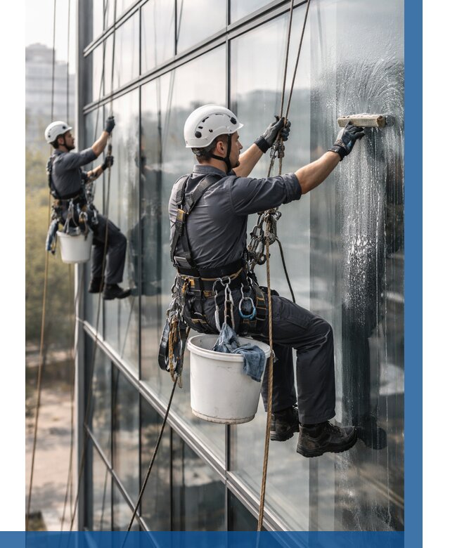 Мойка сплошного остекления в Карабулаке, заказать от 310 р.| ВЫСОТНИК-Крб