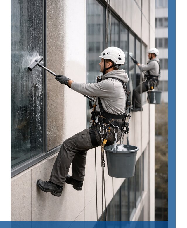 Мойка фасадов зданий в Карабулаке под ключ от 362 р. | ВЫСОТНИК-Крб