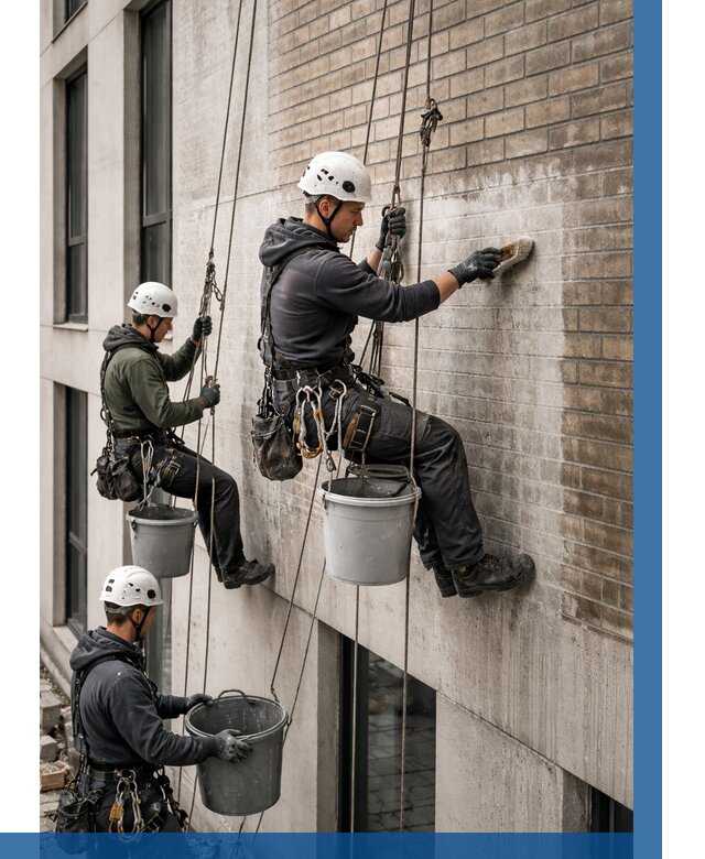 Удаление высолов с фасада в Карабулаке от 258 р. | ВЫСОТНИК-Крб