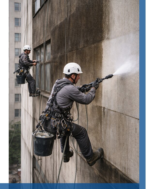 Очистка фасада от копоти в Карабулаке от 258 р. | ВЫСОТНИК-Крб