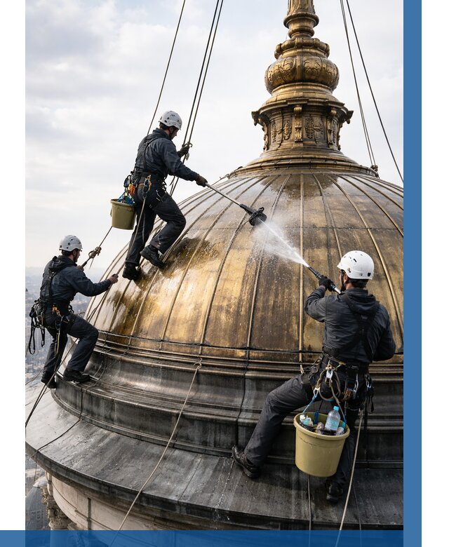 Мойка куполов и шпилей в Карабулаке от 8263 р. - заказать | ВЫСОТНИК-Крб