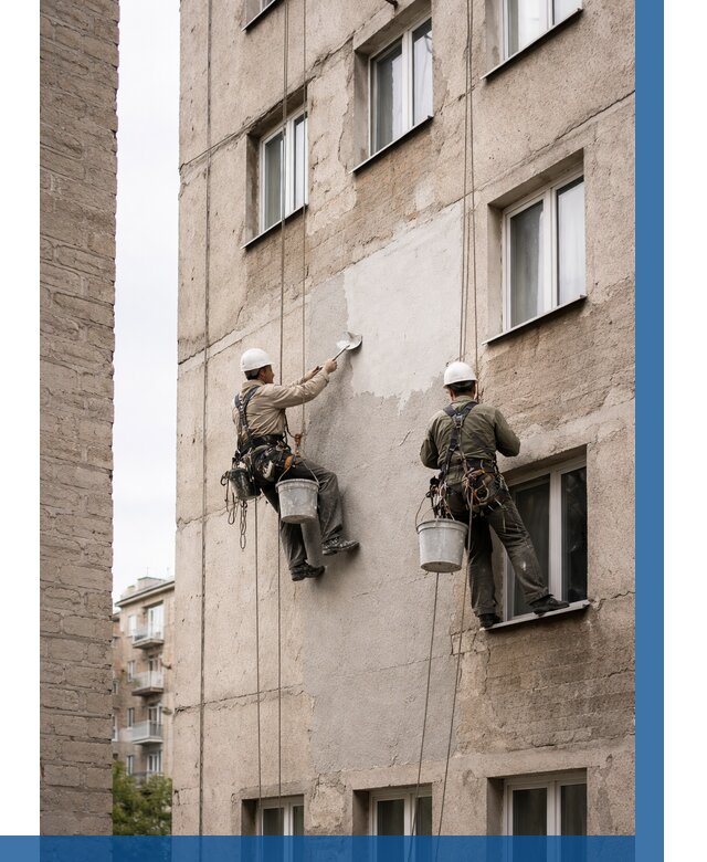 Косметический ремонт фасада в Карабулаке от 1136 р. | ВЫСОТНИК-Крб