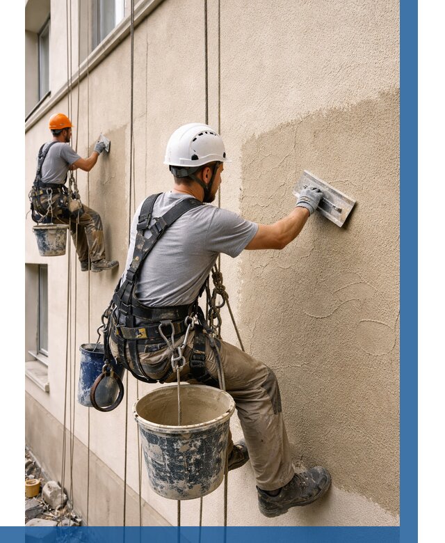 Декоративная штукатурка фасада в Карабулаке от 1239 р. | ВЫСОТНИК-Крб