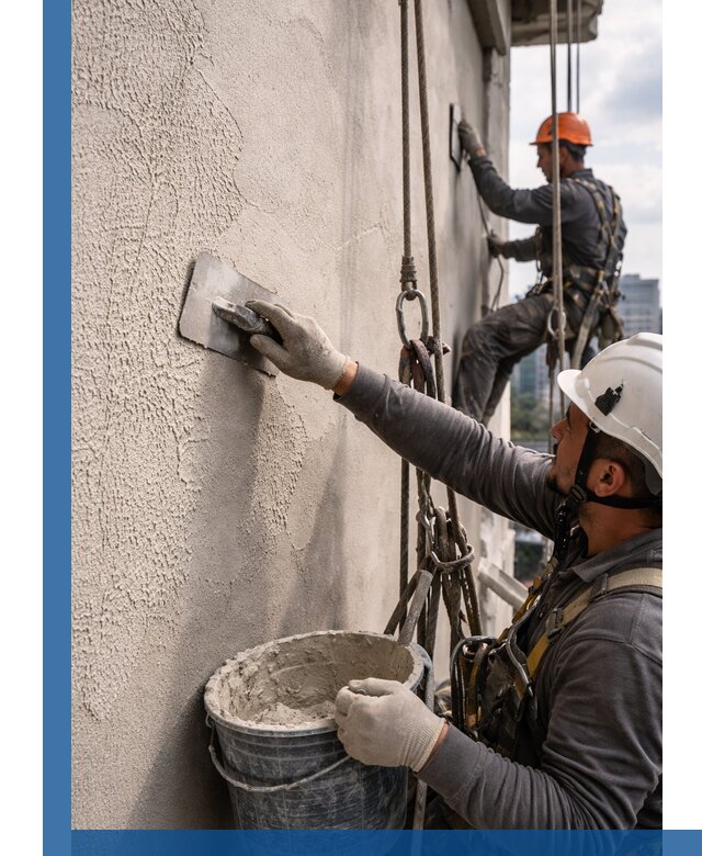 Декоративная штукатурка фасада с утеплением и защитой в Карабулаке