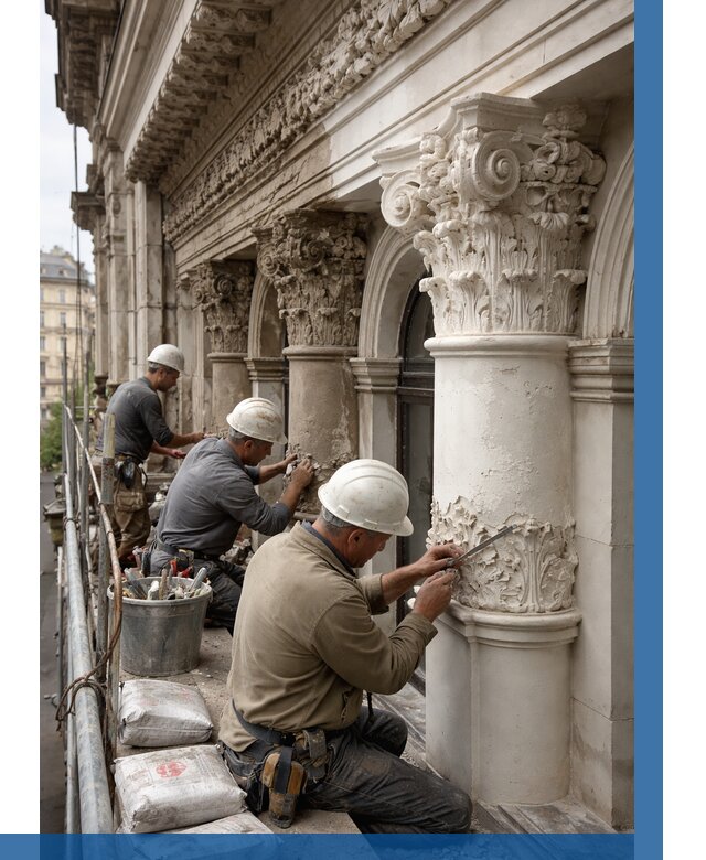 Реставрация фасадной лепнины в Карабулаке от 2582 р. | ВЫСОТНИК-Крб