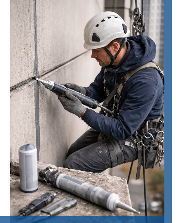 Вторичная герметизация швов в Карабулаке от 465 р. | ВЫСОТНИК-Крб