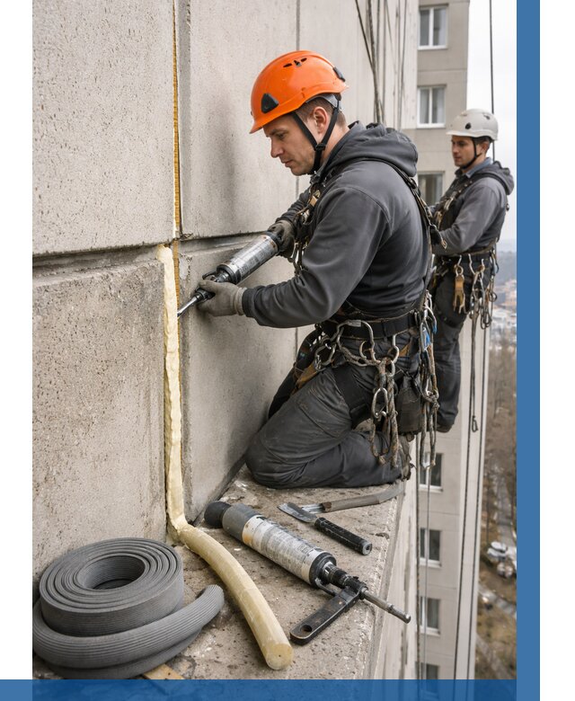 Теплый шов межпанельные швы в Карабулаке от 723 р. | ВЫСОТНИК-Крб