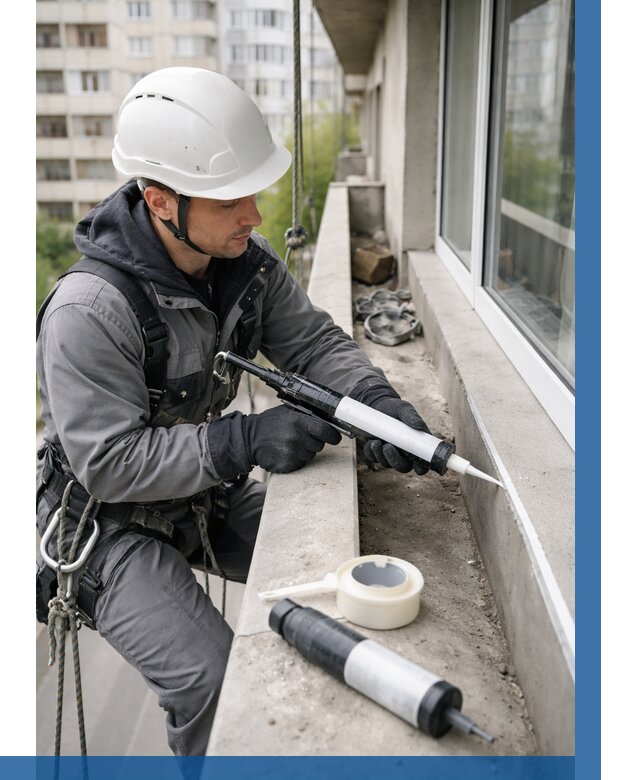 Герметизация швов лоджии в Карабулаке от 4648 р. | ВЫСОТНИК-Крб