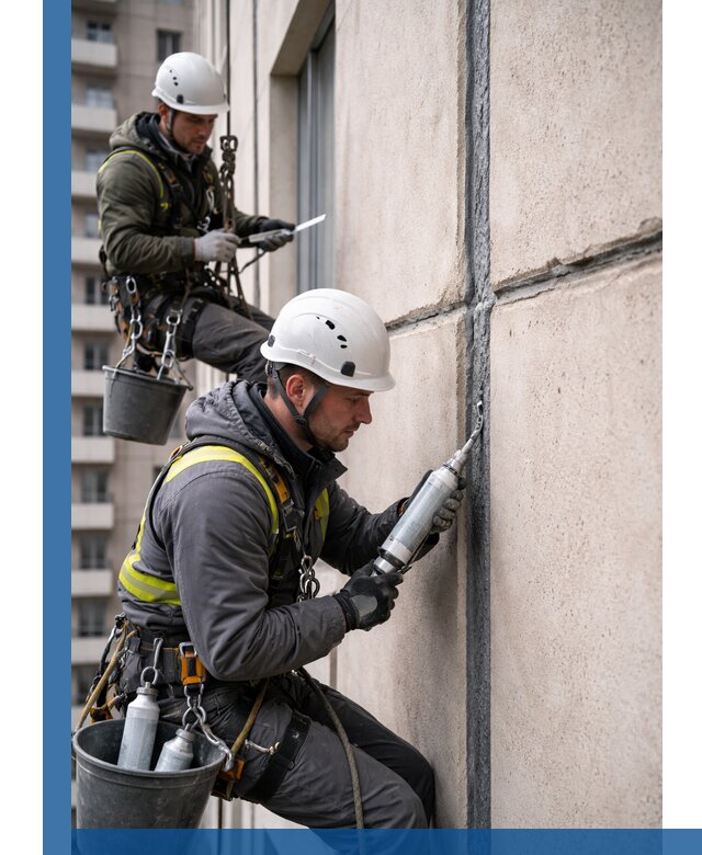 Герметизация деформационных швов фасада в Карабулаке качественно