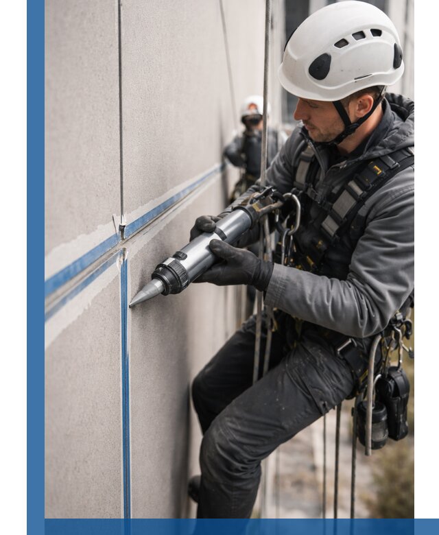 Герметизация стыков фасадных панелей в Карабулаке качественно и быстро