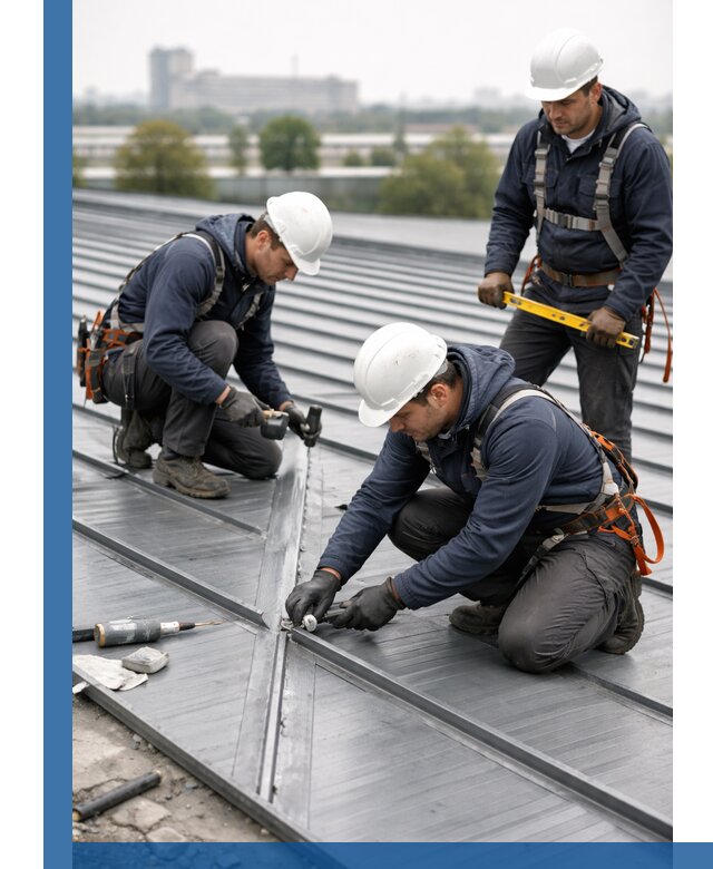 Ремонт фальцевой кровли в Карабулаке срочно и качественно