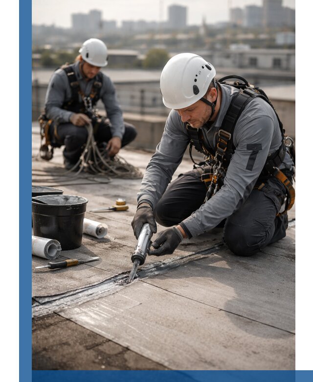 Аварийное и капитальное устранение протечек кровли в Карабулаке