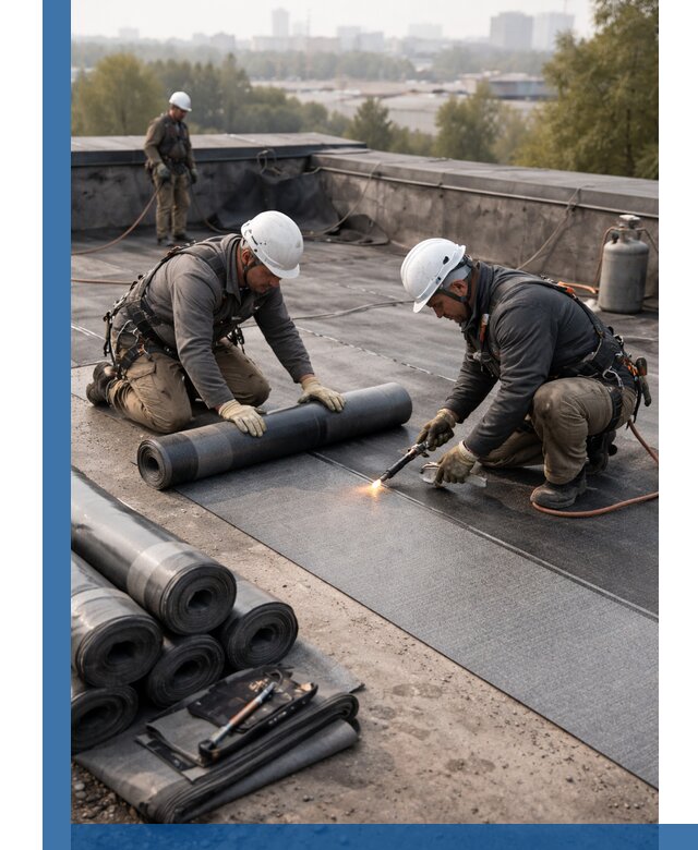 Монтаж мягкой кровли в Карабулаке профессионально и надежно