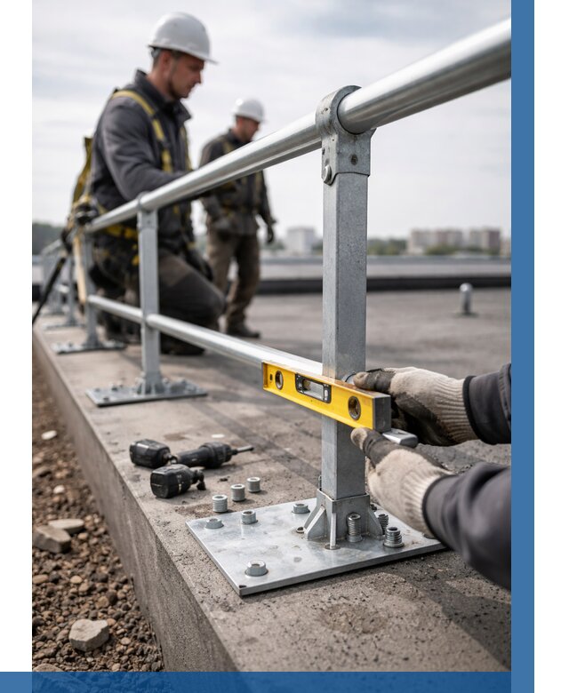 Монтаж кровельного ограждения в Карабулаке от 1239 р. | ВЫСОТНИК-Крб