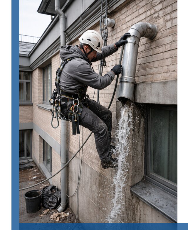 Профессиональная прочистка водосточных труб в Карабулаке с гарантией