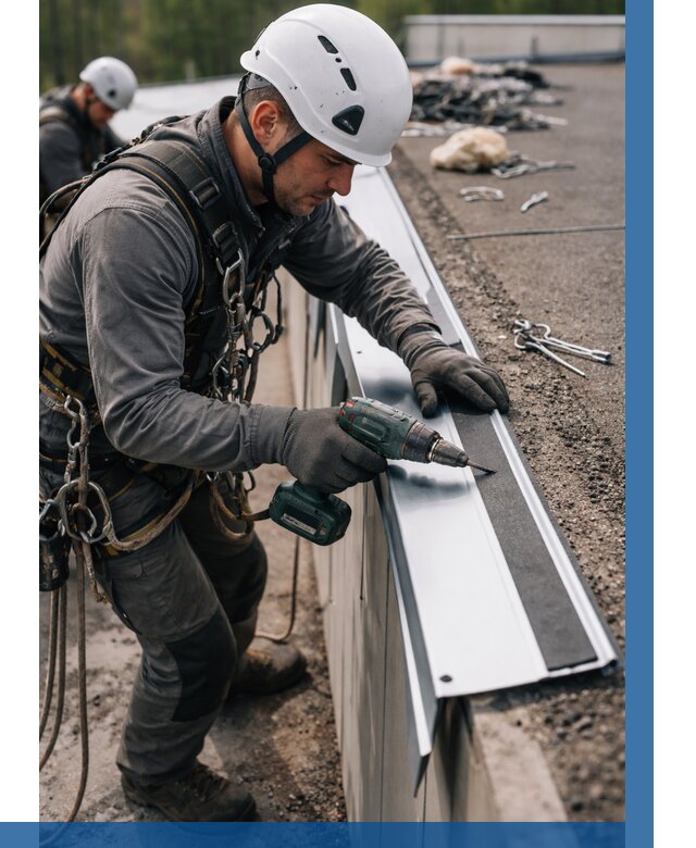 Монтаж капельника на кровле в Карабулаке от 310 р. | ВЫСОТНИК-Крб