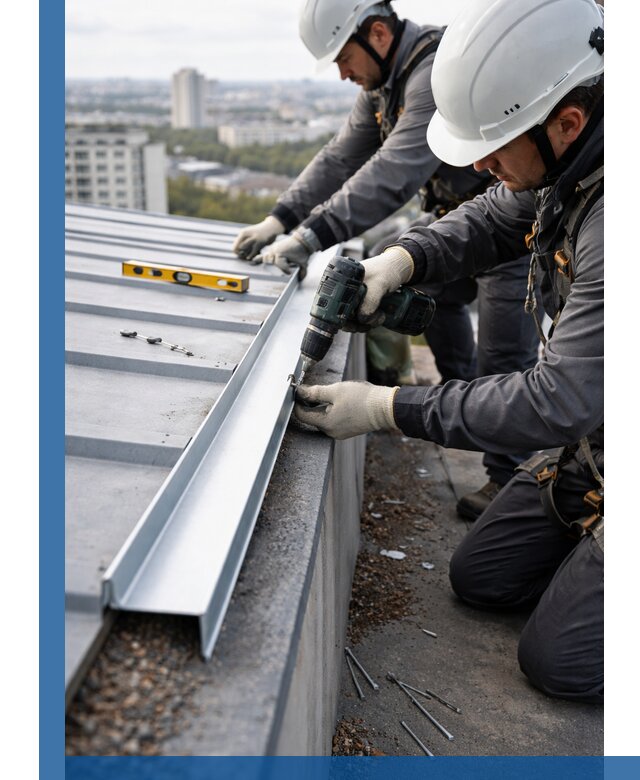 Монтаж капельника на кровле в Карабулаке с гарантией качества