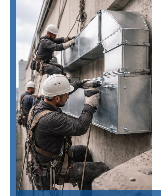 Профессиональный монтаж вентиляционных коробов в Карабулаке под ключ