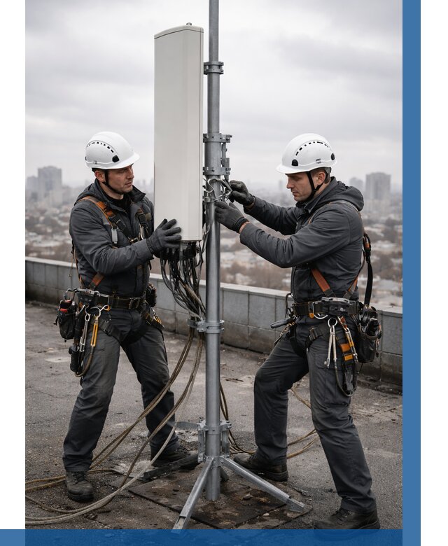 Монтаж антенн связи на крыше в Карабулаке от 8780 р. | ВЫСОТНИК-Крб