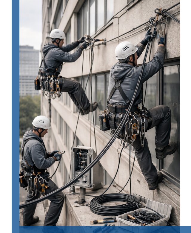 Прокладка оптоволоконного кабеля в Карабулаке под ключ с тестированием