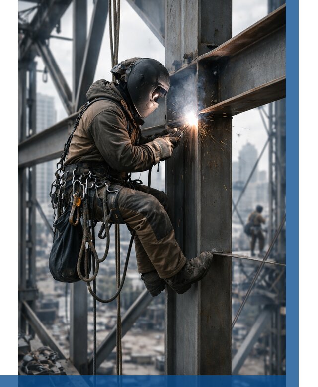 Высотные сварочные работы в Карабулаке от 3615 р. | ВЫСОТНИК-Крб