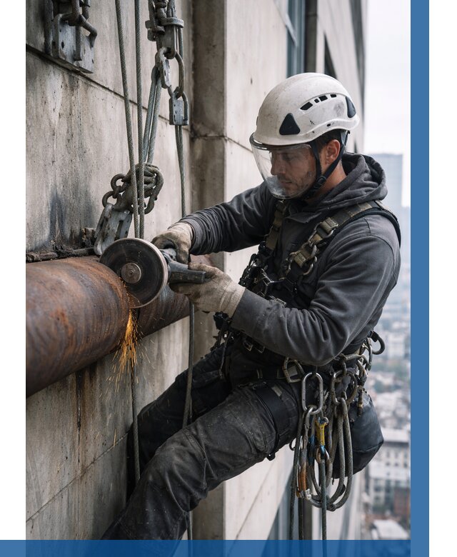 Резка металла на высоте в Карабулаке по цене от 4648 р. | ВЫСОТНИК-Крб