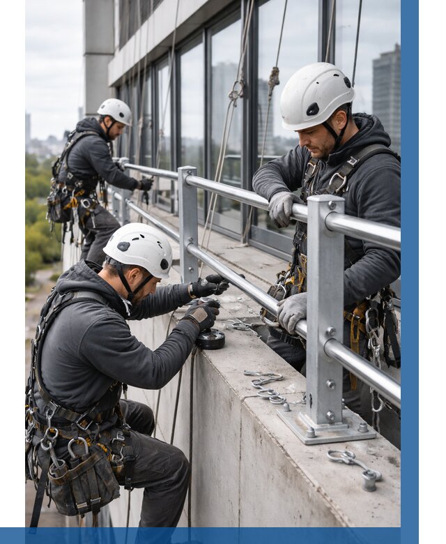 Монтаж ограждений на высоте в Карабулаке, от 1239 р. | ВЫСОТНИК-Крб