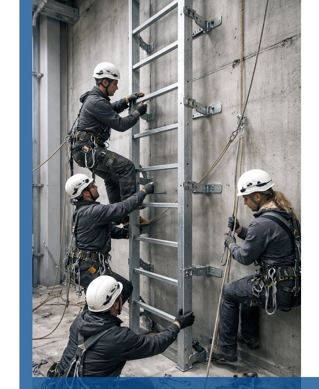Монтаж металлических лестниц в Карабулаке под ключ со гарантией
