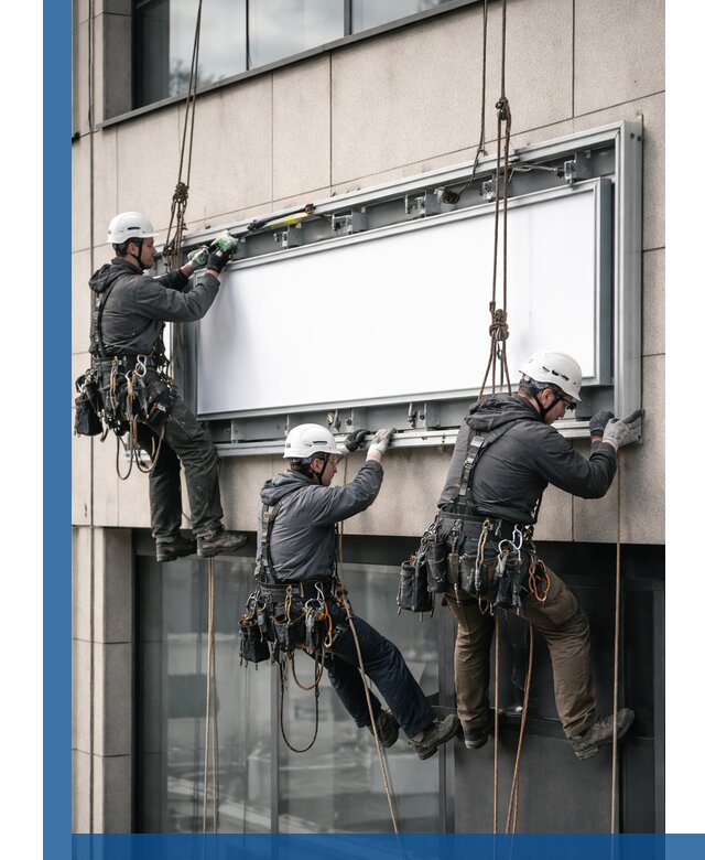 Профессиональный монтаж светового короба под ключ в Карабулаке