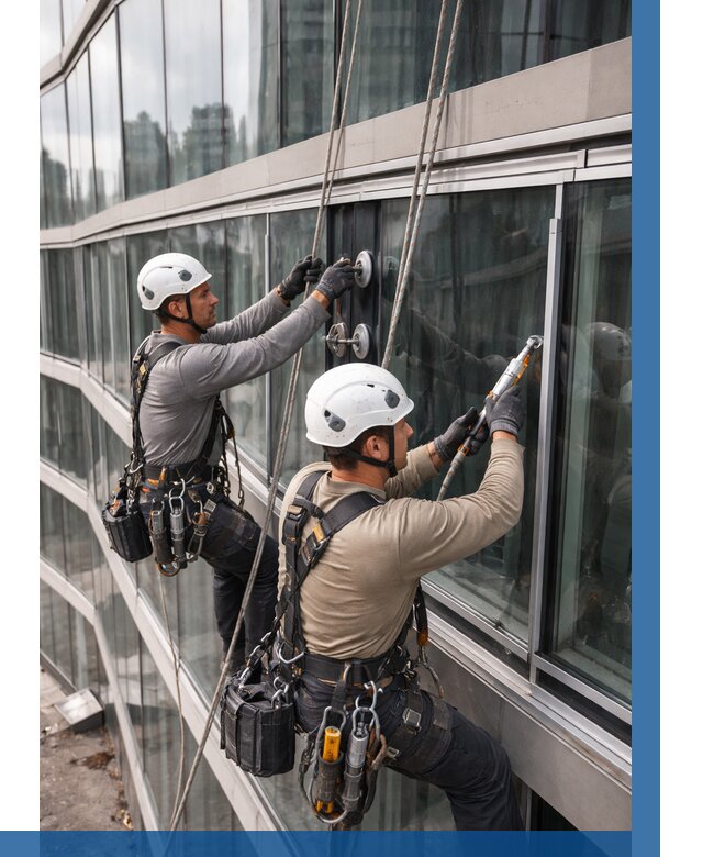 Радиусное остекление фасада в Карабулаке от 12395 р. | ВЫСОТНИК-Крб