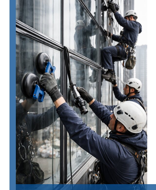 Радиусное остекление фасадов под ключ в Карабулаке с гарантиями