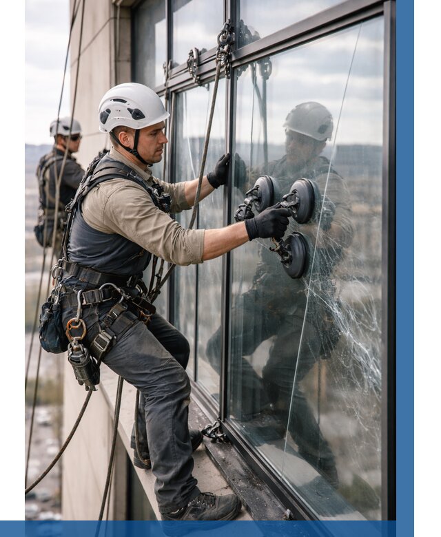 Замена стекла в витраже в Карабулаке под ключ от 8780 р. | ВЫСОТНИК-Крб