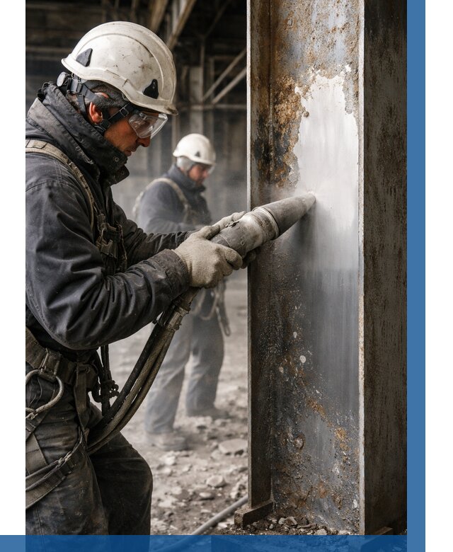 Удаление старой краски с металла в Карабулаке от 465 р. | ВЫСОТНИК-Крб