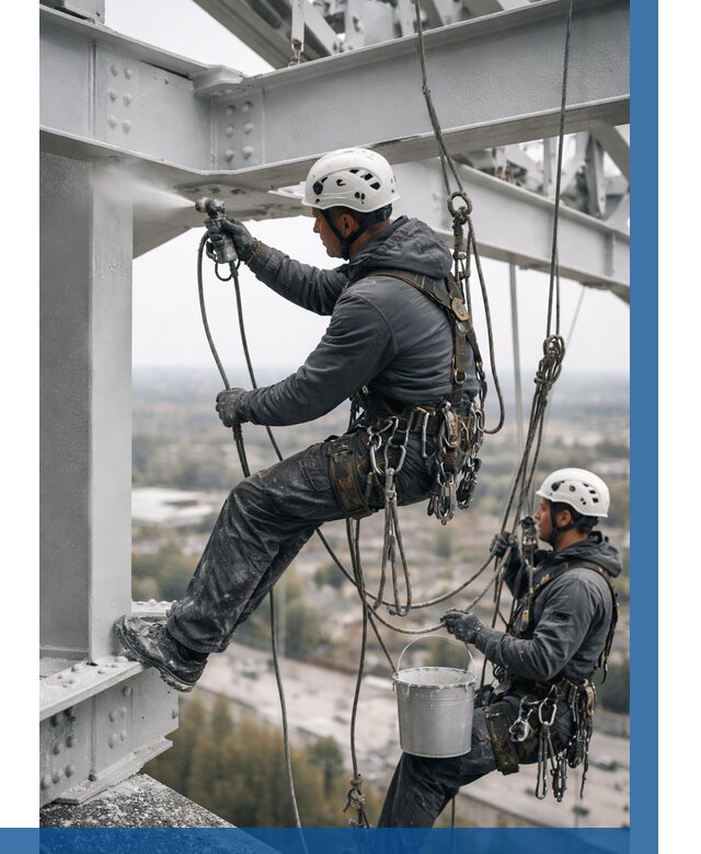 Покраска металлоконструкций на высоте в Карабулаке 362 р |ВЫСОТНИК-Крб