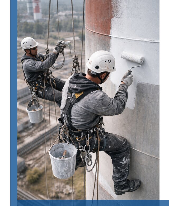 Покраска дымовых труб в Карабулаке: антикоррозийная защита и восстановление