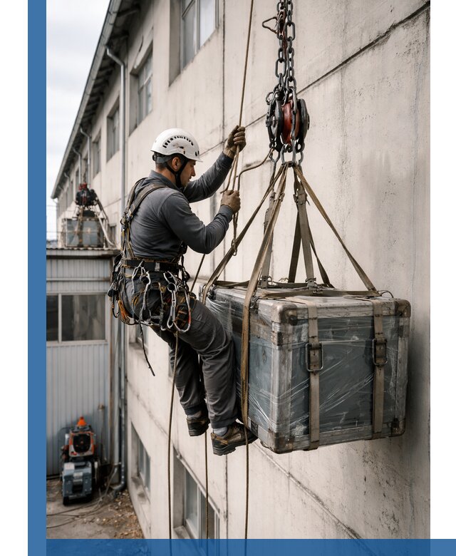 Подъем грузов на высоту в Карабулаке для промышленных объектов