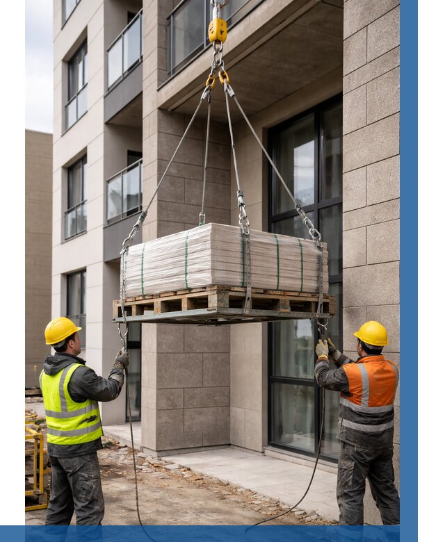 Подъем керамогранита на этаж в Карабулаке от 3615 р. | ВЫСОТНИК-Крб