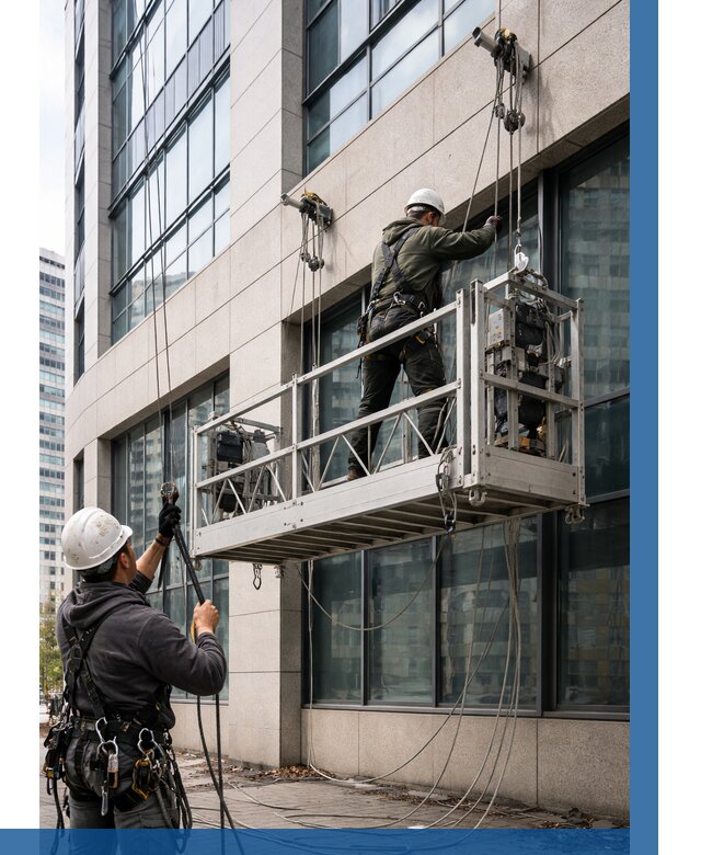 Монтаж и подъем фасадной люльки в Карабулаке от 12395 р. | ВЫСОТНИК-Крб