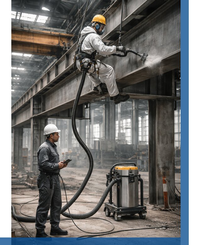 Обеспыливание конструкций в цехе в Карабулаке от 4338 р. | ВЫСОТНИК-Крб