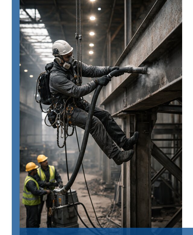 Обеспыливание конструкций в цехах промышленного производства в Карабулаке