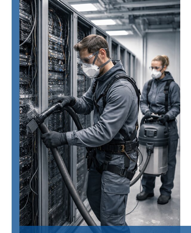 Обеспыливание серверной комнаты в Карабулаке, профессиональная очистка