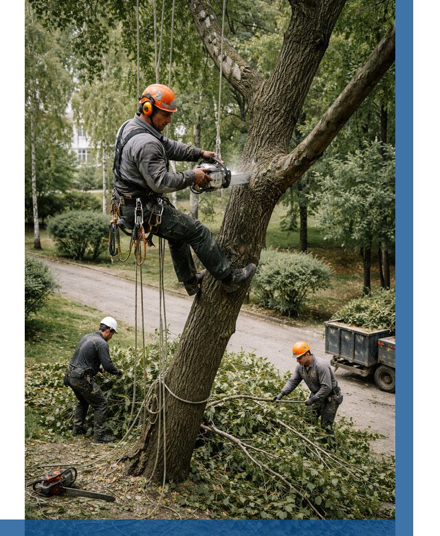 Кронирование деревьев в Карабулаке от 6714 р. | ВЫСОТНИК-Крб