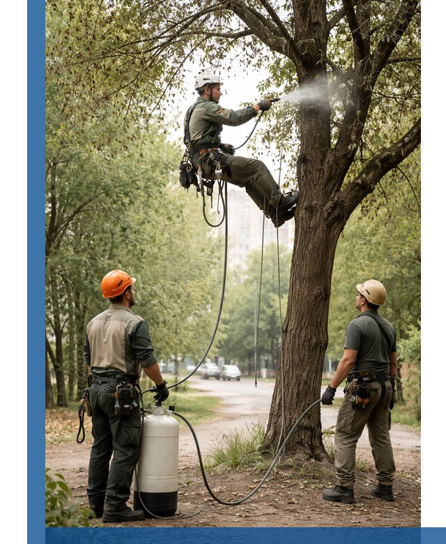 Обработка деревьев от вредителей в Карабулаке профессиональная защита