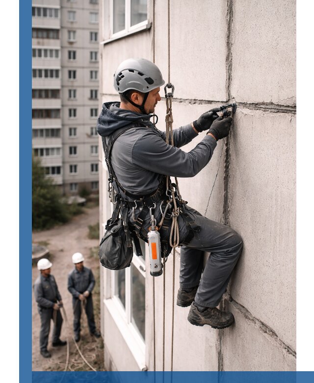 Обследование межпанельных швов и герметизация в Карабулаке