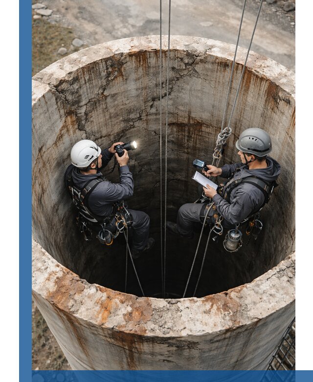 Обследование дымовой трубы: диагностика и оценка состояния в Карабулаке